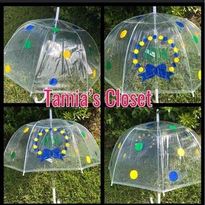 Custom bubble umbrella, you design your rainy day!